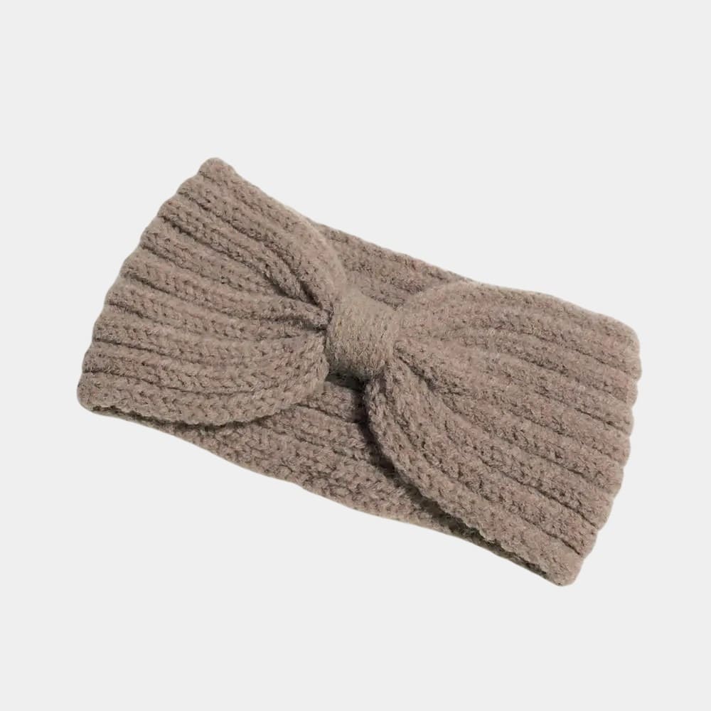 Women\'s Knitted Headband (Beige/Tan) Payton Winter Headband main image 3