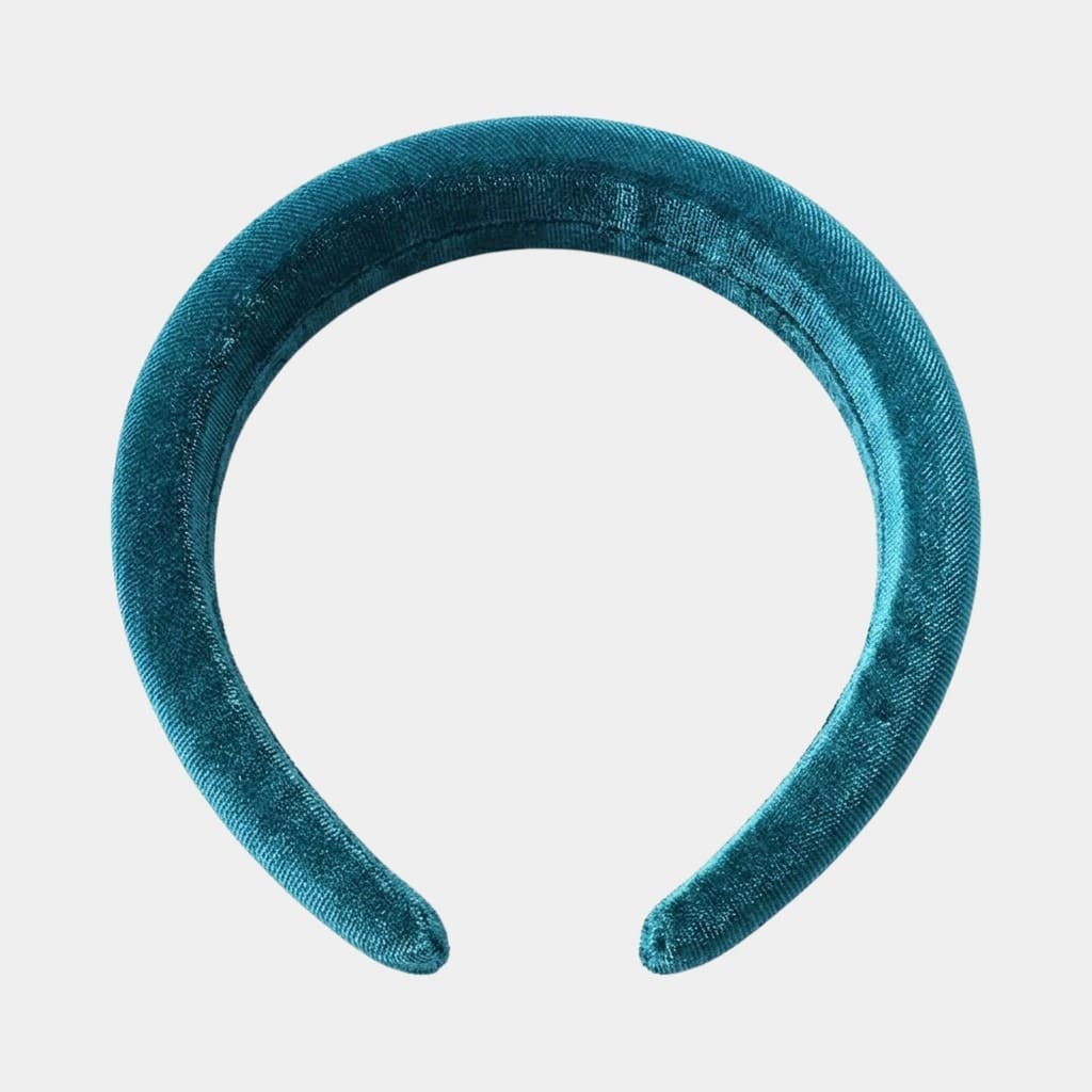 Serre-tête bleu en velours