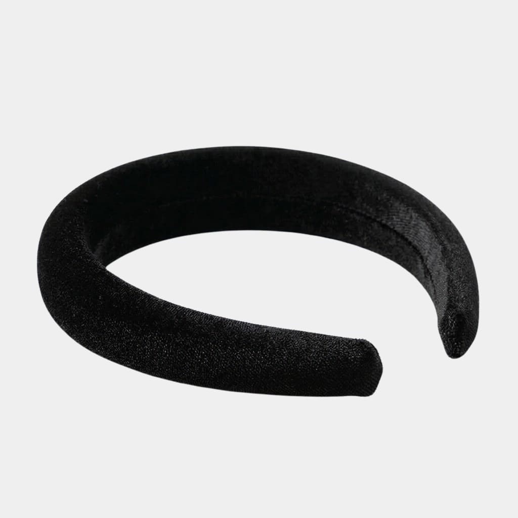 Serre-tête noir en velours