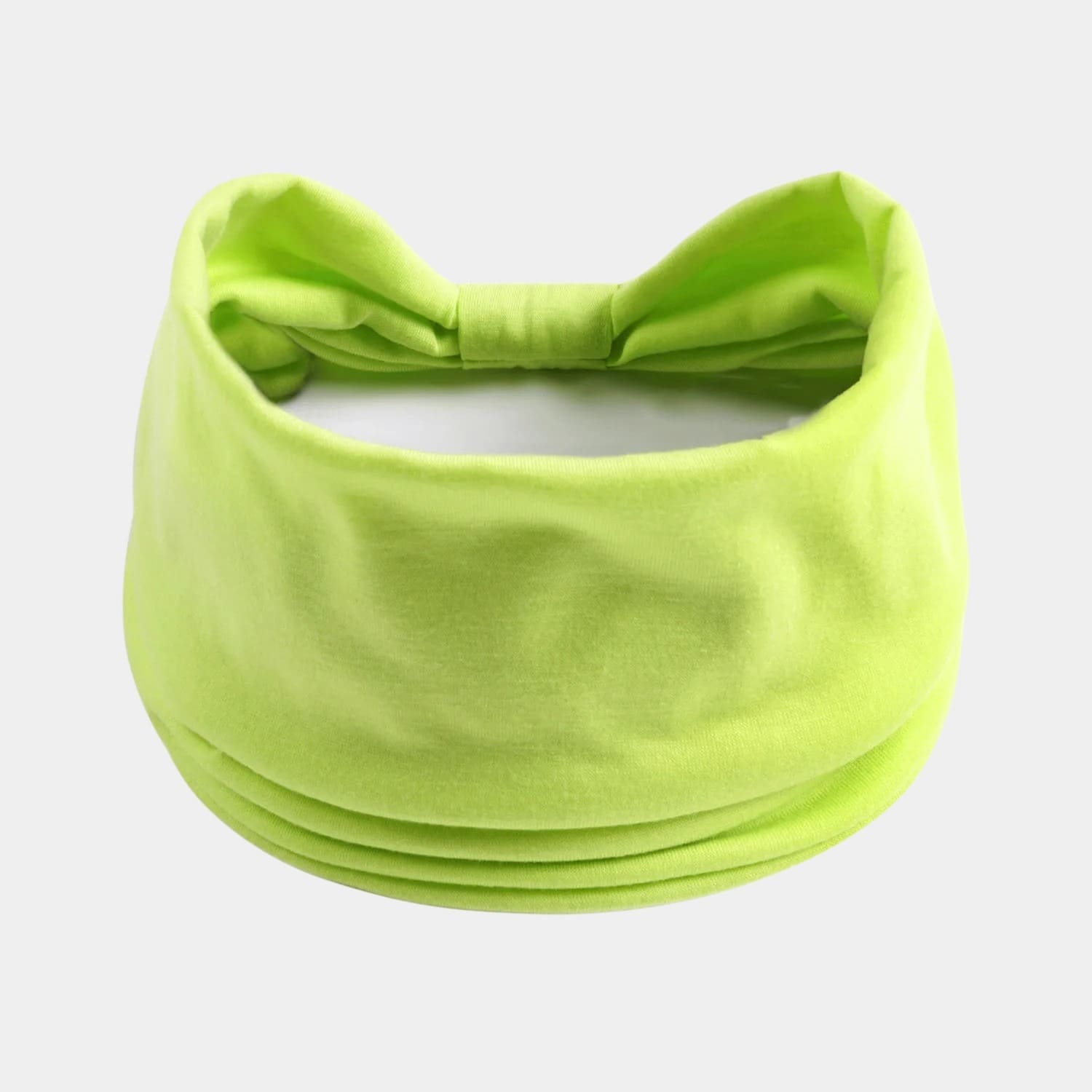 Bandeau citron vert large uni