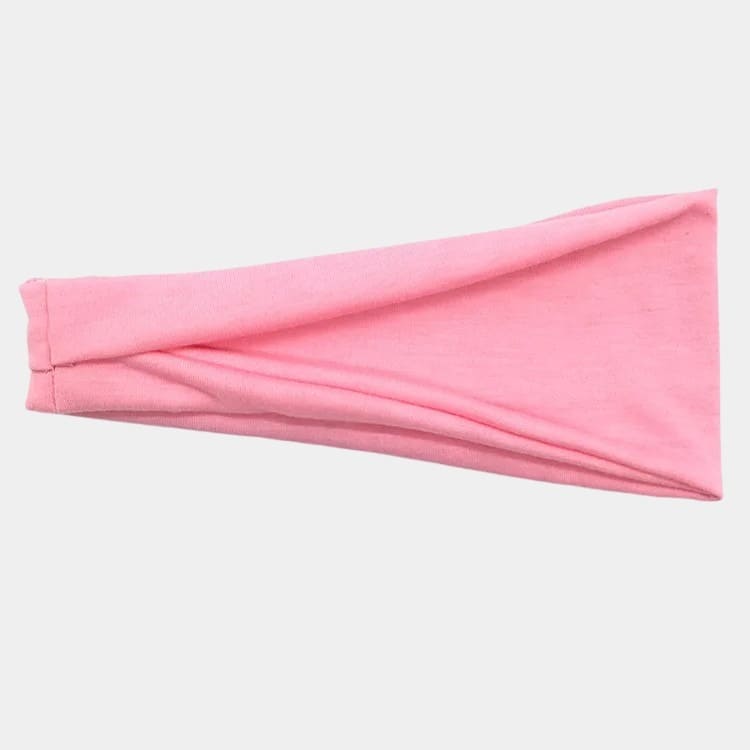 Bandeau élastique rose uni