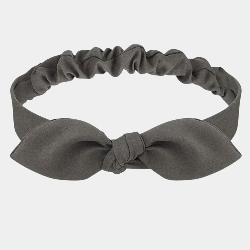 Bandeau nœud papillon gris