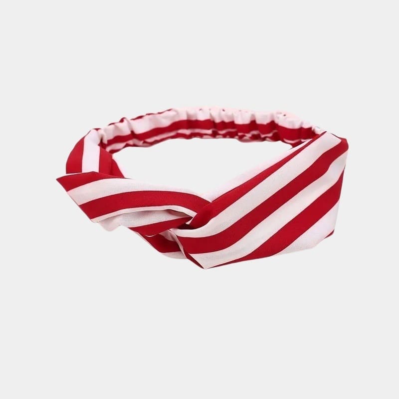 Bandeau rouge et blanc