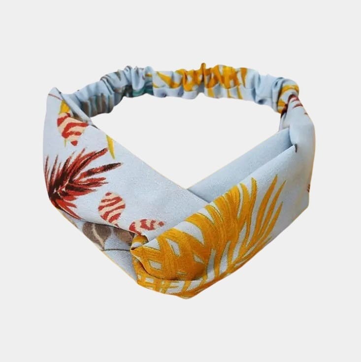 Bandeau tropical bleu