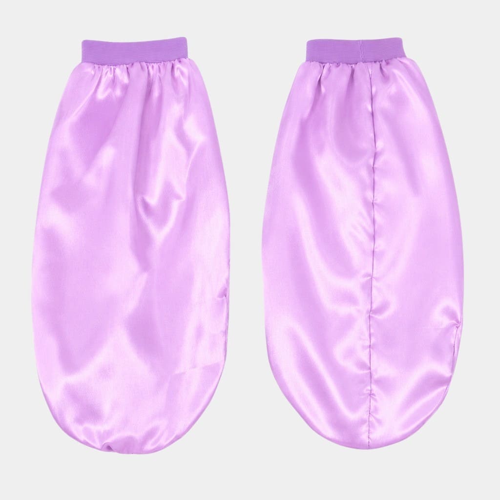 Bonnet de nuit en satin long violet clair
