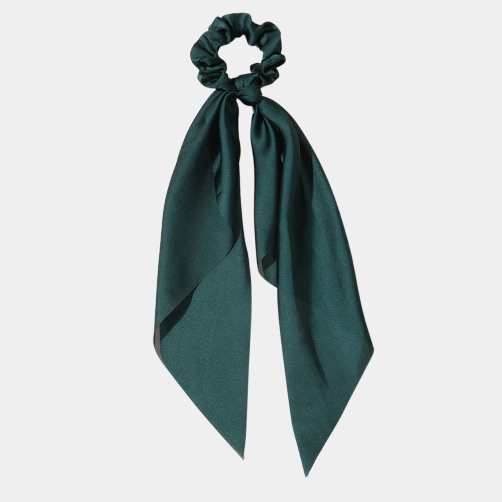 Chouchou foulard vert émeraude