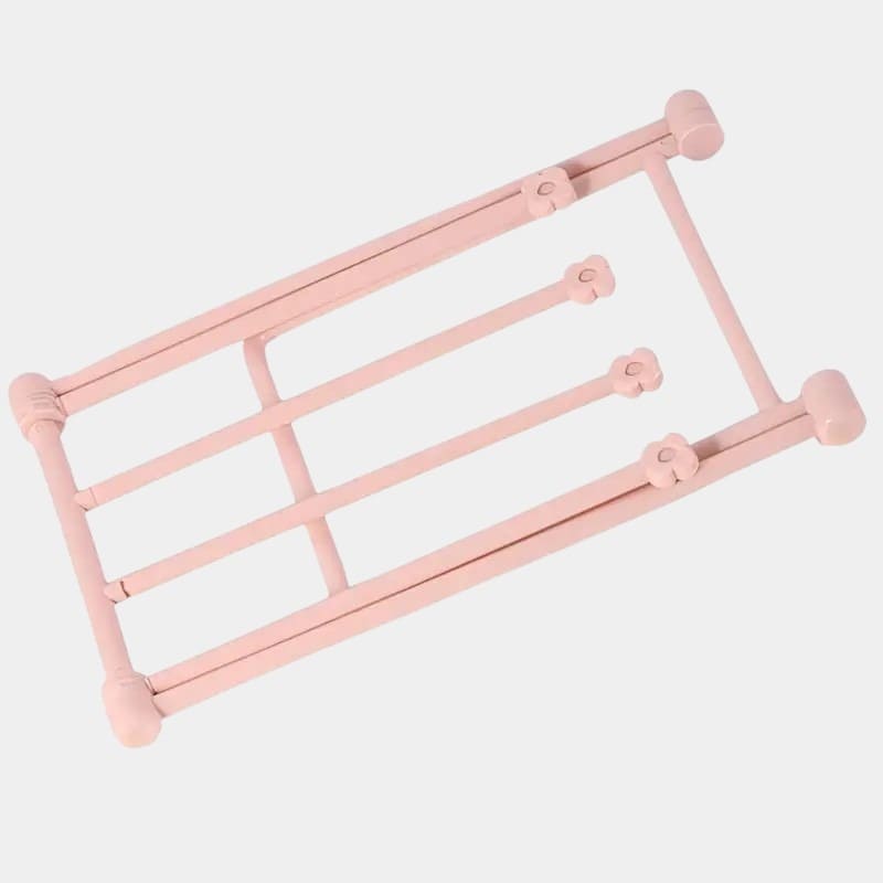 Range serre-tête pliable rose