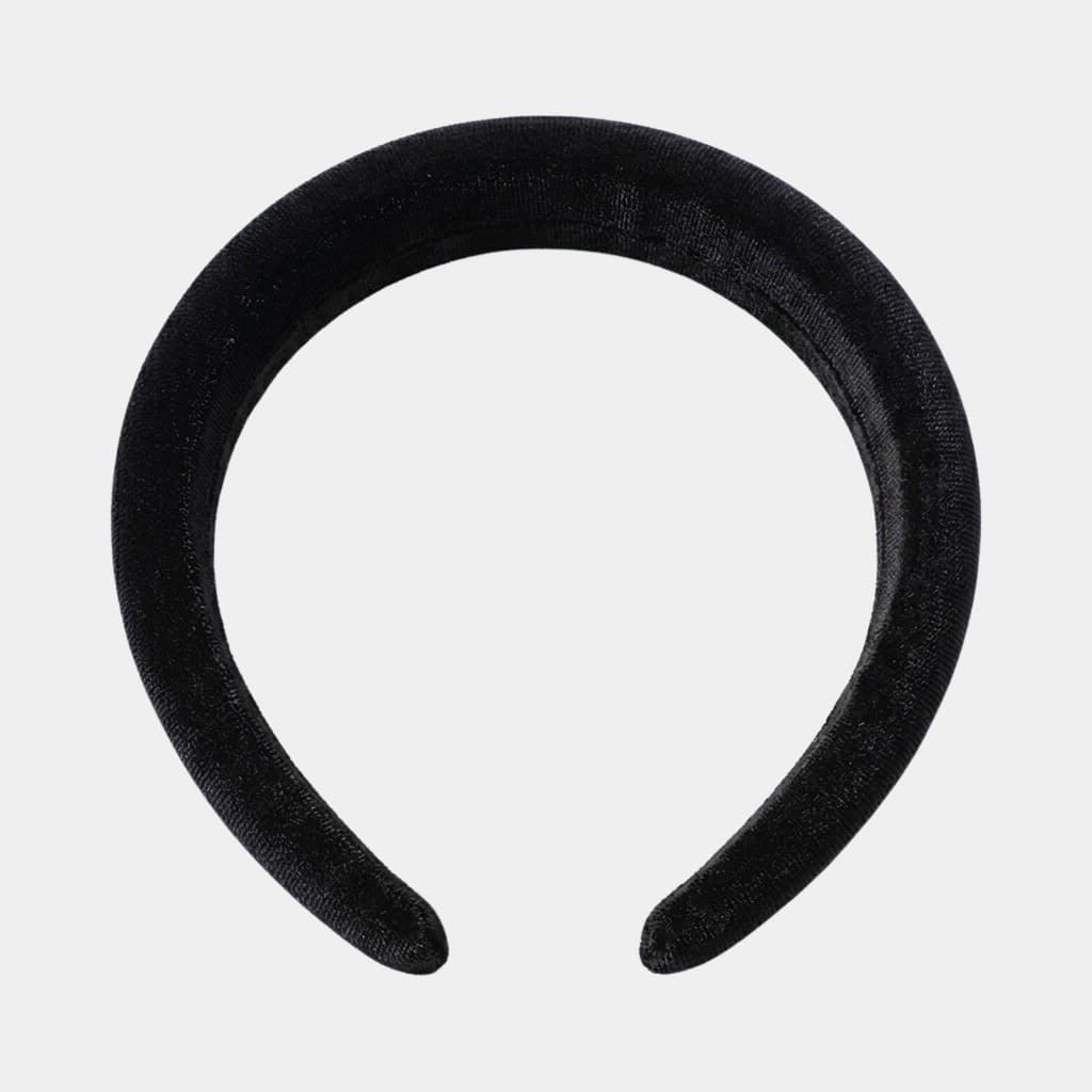 Serre-tête noir en velours